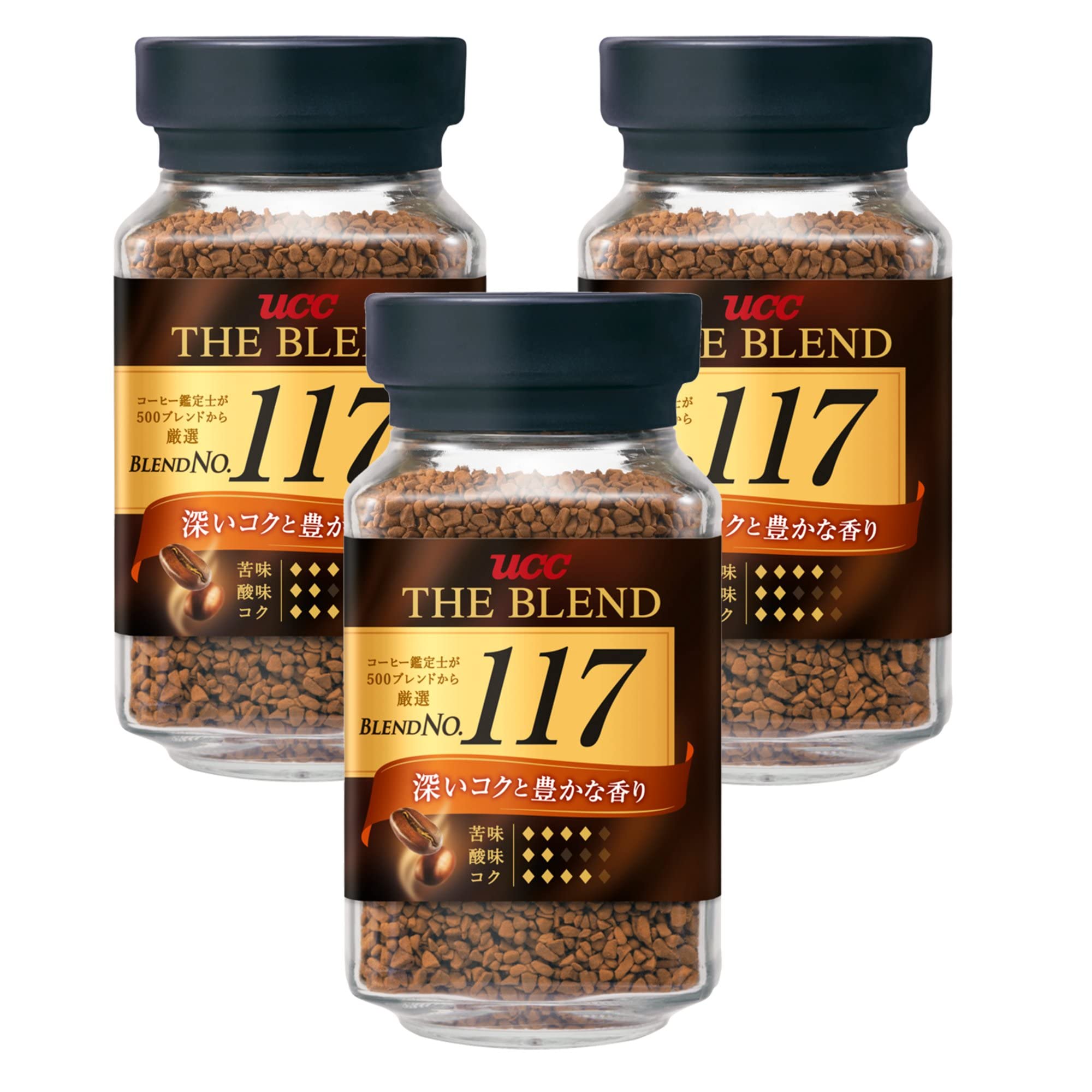 

UCC The Blend 117 Бутылки 90 г Растворимый кофе x 3