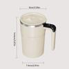 Temperature Display Automatic Stirring Cup 400ml Capacity Electric Coffee Mug  Coffee Tea