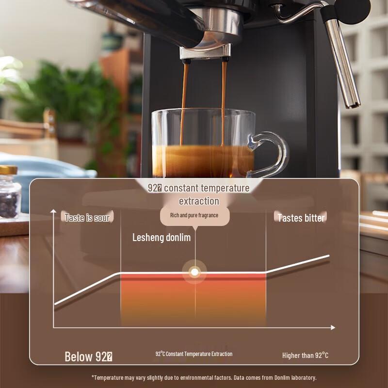 Donlim DL-6400 Semi-Automatic Espresso Coffee Machine CN plug (adapter included)