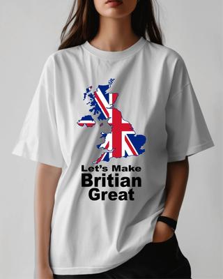 Let's Make Britain Great T-Shirt, Reform UK Shirt, Great Britain United Kingdom