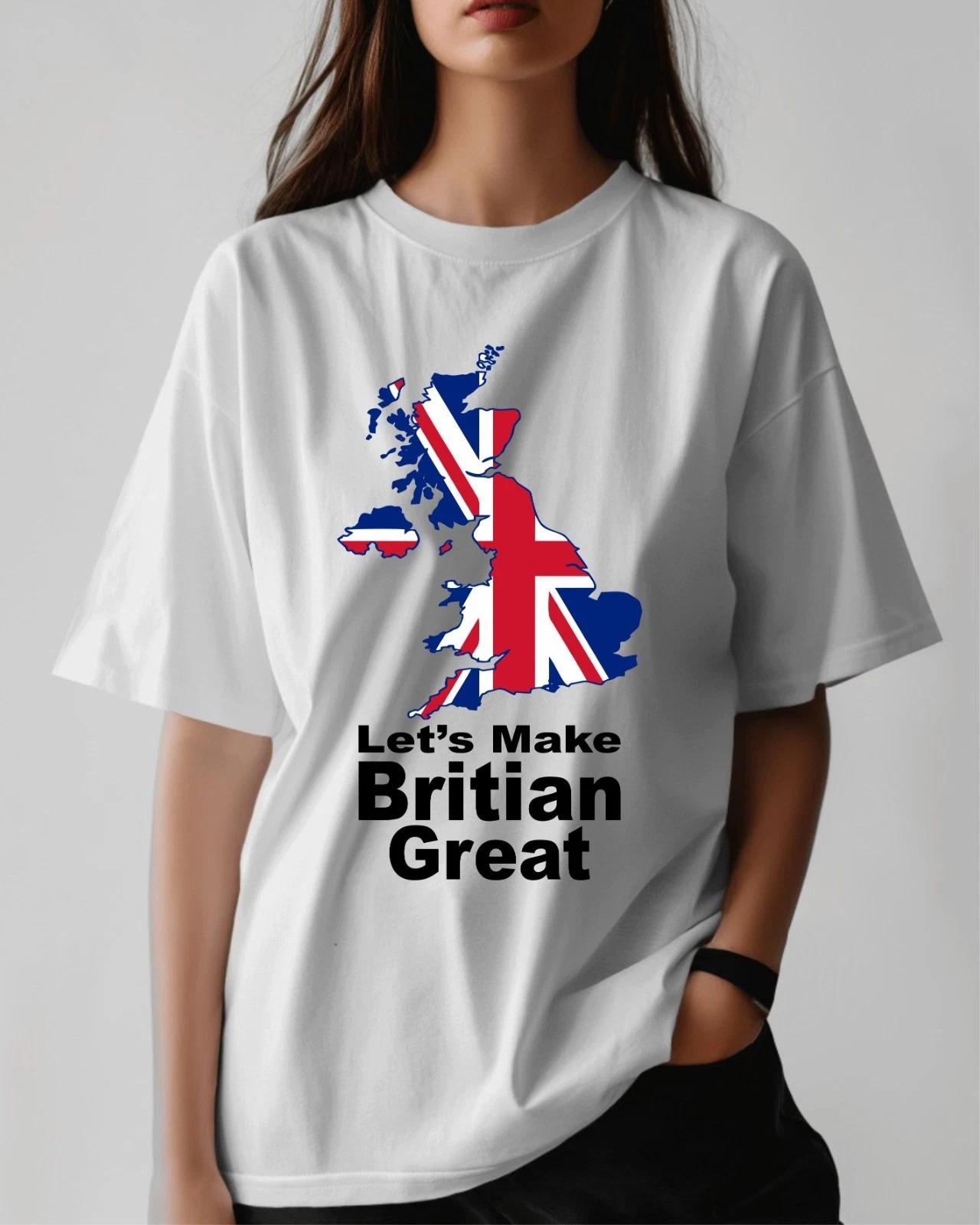 Let s Make Britain Great T-Shirt, Reform UK Shirt, Great Britain United Kingdom S