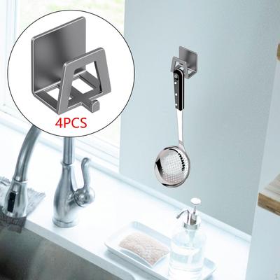 4 Pcs Wall Mounted Pot Lid Racks, Cutting Board Rack, Stainless Steel Cover Storage Rack