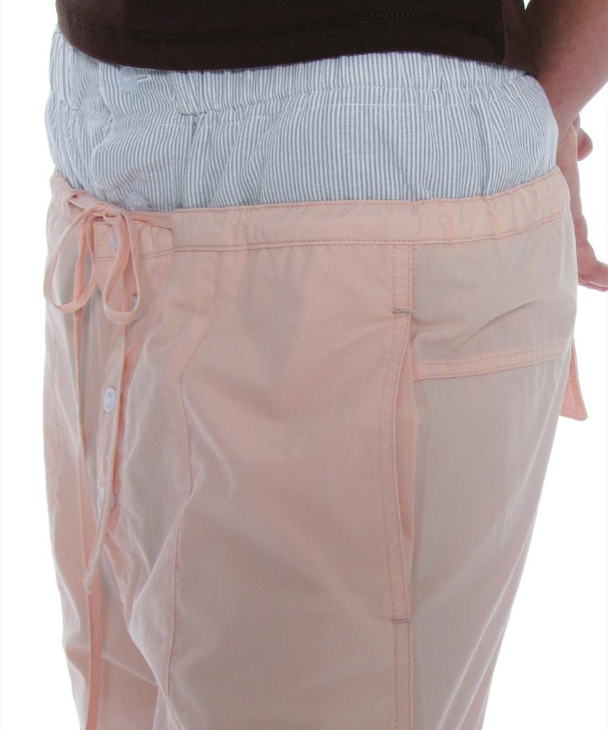 PARTIMENTO WOMEN Double Waist Parachute Pants_Pink