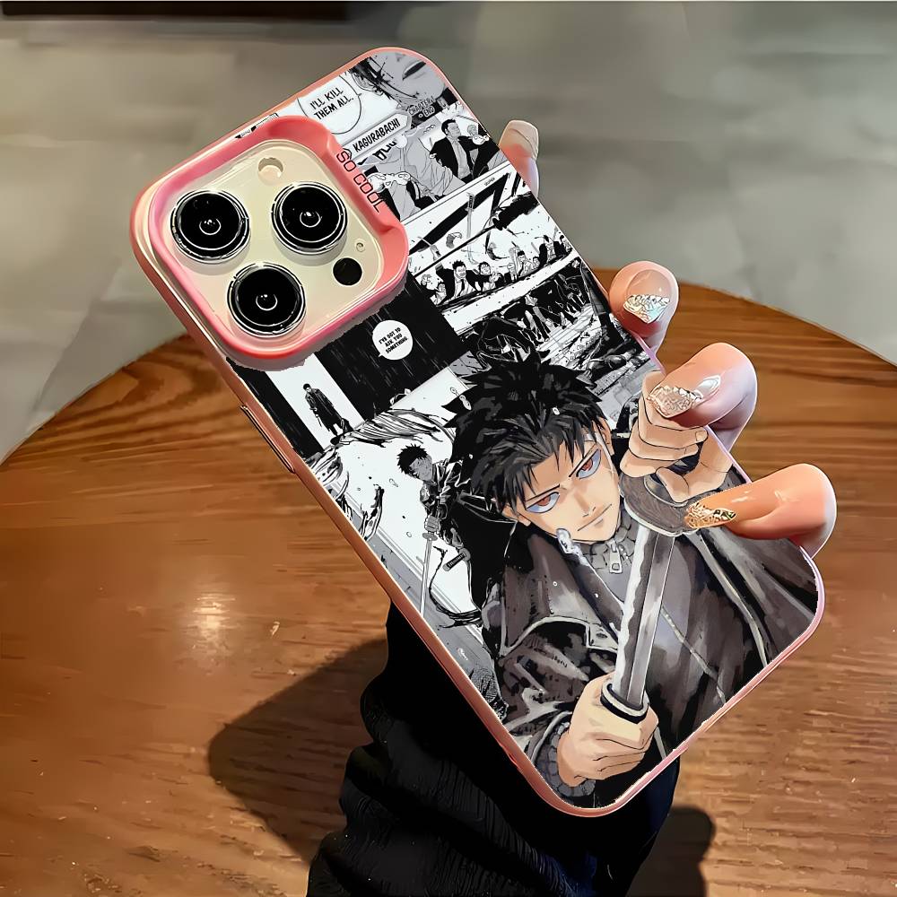 Anime Chihiro Rokuhira Phone Case For IPhone 17 16 15 14 13 12 11 Plus Pro Max Multicolor Aurora Laser Shockproof Funda Cover