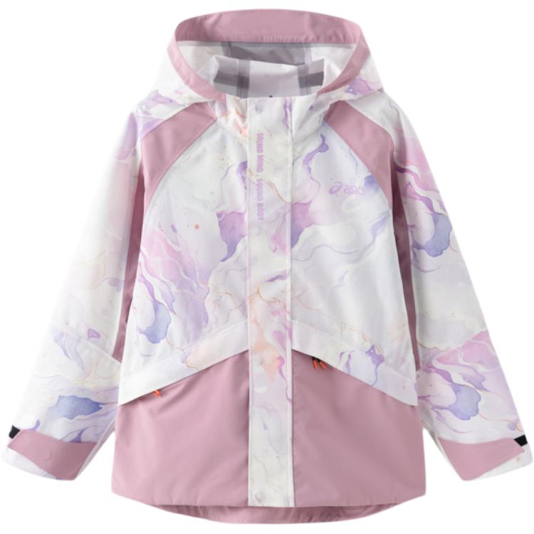 Asics Windbreaker Jacket Japanese Trendy Purple Pink Teenagers 333241053050-3501 110