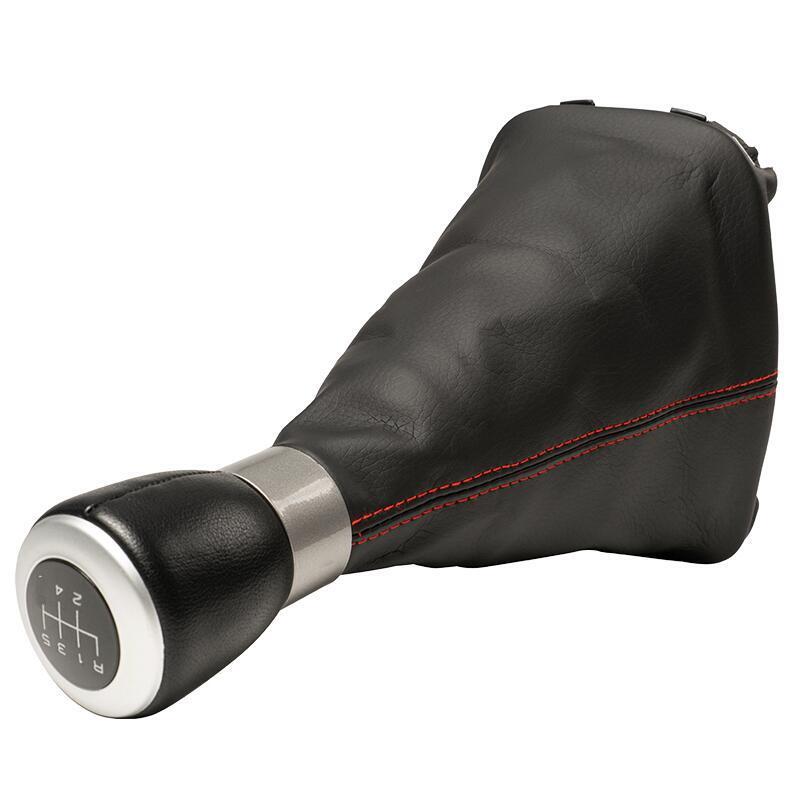 Manual Leather 5/6 Speed Gear Shift Knob Gaitor Boot Cover For Seat Alhambra 2000-2010 Car Styling Accessories Replacement Parts