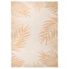 vidaXL Outdoor-Teppich Flachgewebe 120x170 Cm Blattmuster
