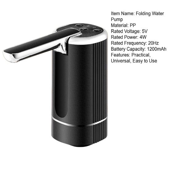Electric Dispenser Foldable Water Bottle Pump Universal Easy To Install Rechargeable Automatic Water Dispenser Pump