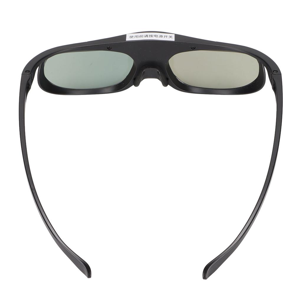 3D Glasses 1080P LCD Eyeglass Wide Angle 178 Degrees  Rechargeable Battery 3D Shutter GlassesBlack