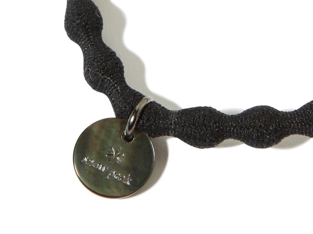 Snow Peak Hair Tie Hair Black Logo-Charm AC-25SW401 Women's Tie,