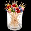 DeRuiEn Bamboo Decorative Fruit Picks (400 Count)