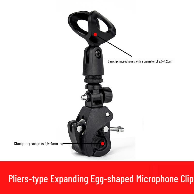 Universal Tripod Mount: Mobile, Tablet & Camera Adapter for Horizontal/Vertical Shooting - Live Streaming Accessory Clip