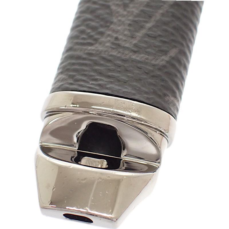 LOUIS VUITTON  M64177 Monogram key ring black metal mens