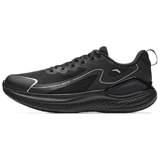 Anta Cloud Cushion Soft Bottom Comfortable Shock Absorption Rebound Low Top Casual Running Shoes Men Sneaker Black 912535537-3