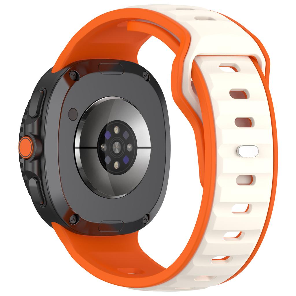 Sport Strap for Samsung Galaxy Watch 8/8 Classic Two-tone Elastic Silicone Band for Galaxy Watch8 40 44mm Smartwatch Accessories