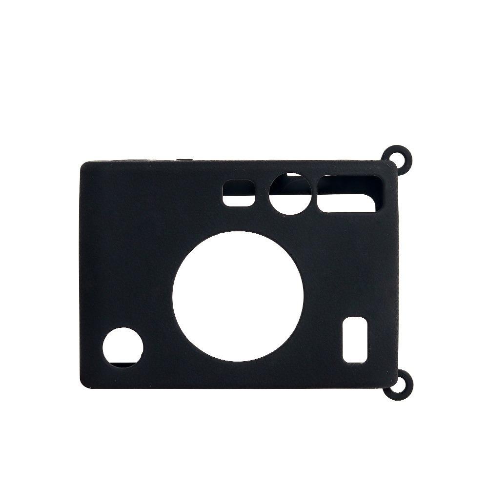 Solid Color Silicone Protective Cover for Fujifilm Instax Mini EVO Instant Camera Case Accessories Soft Shell Leather Protector