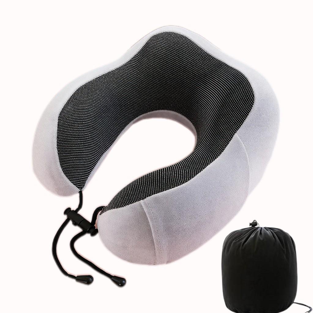 Memory Foam U-Shaped Neck Pillow for Travel & Airplane