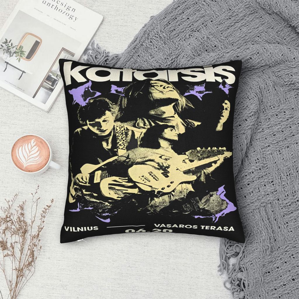 Warm Home Katarsis band Decorations Pillowcase Accessories Pillow Covers Zipper Multiple Sizes