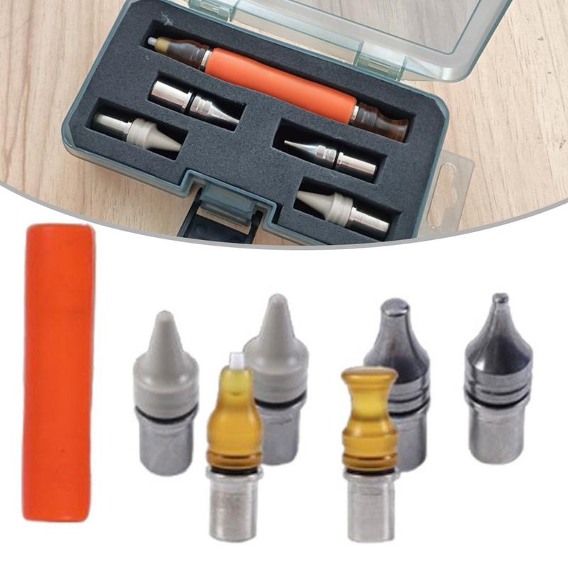 Caneta Magnética para Reparo de Amassados na Carroceria do Carro com Nivelamento por Batida e 4 Pontas de Reposição para Remoção e Reparo Fácil de Amassados