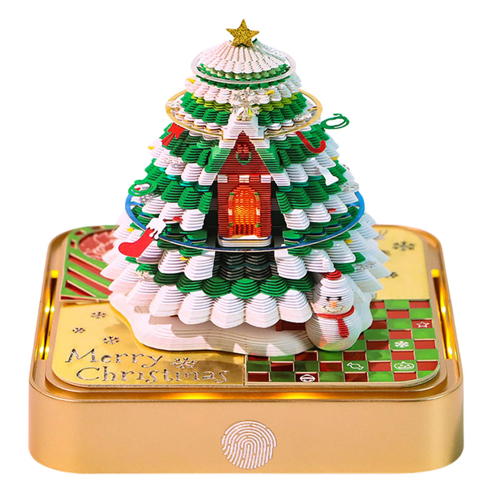 Creative 3D Notepad Carving Desk Calendar Handmade Paper Sculpture Memo Pad Festival Office Decoration Supplies