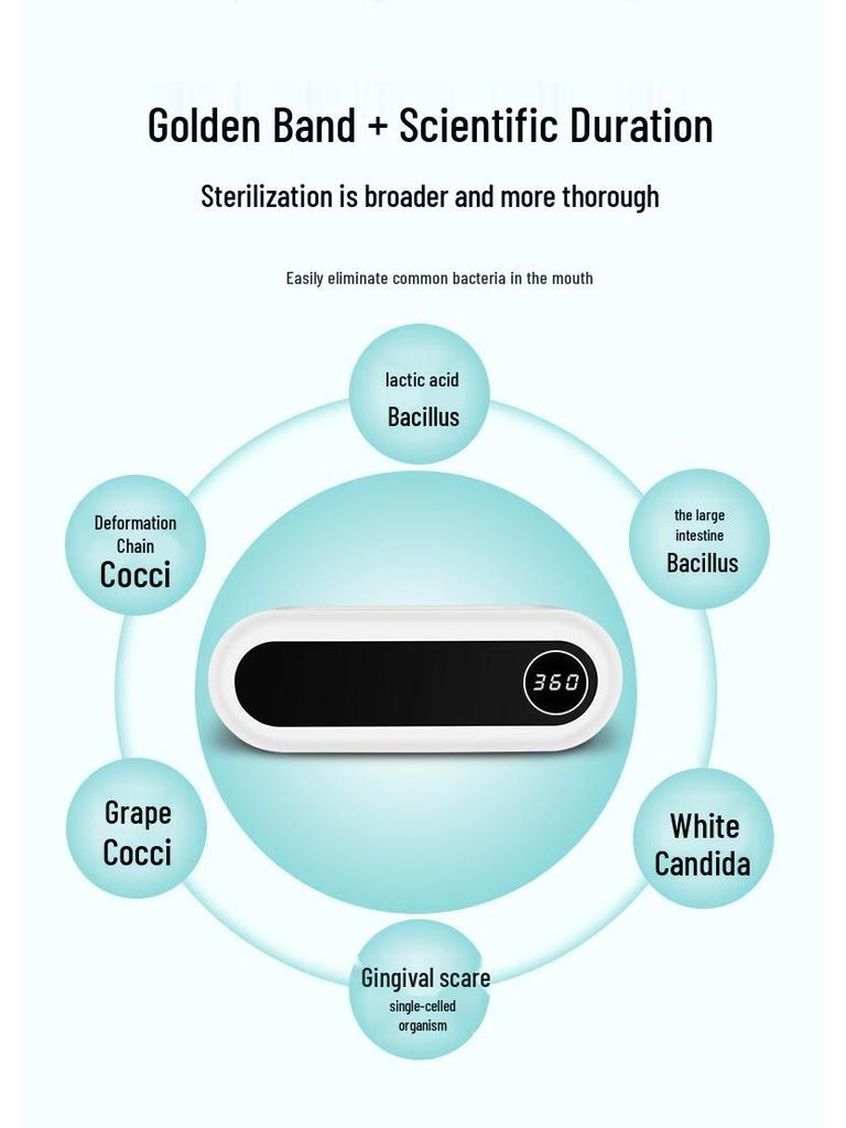 2023 Ultraviolet Toothbrush Sterilizer Rack - No-Drill Installation