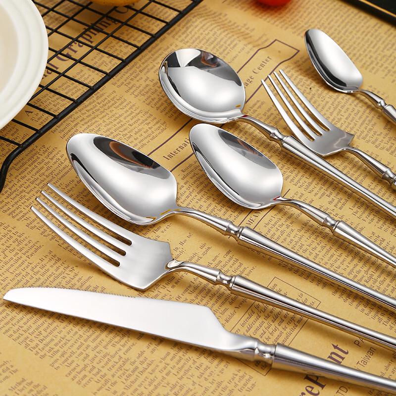 Ruhan 304 Stainless Steel Small Waist Dessert Spoon