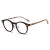 KAMMPT Vintage Round Glasses Fashion Retro Blue Light Blocking Eyeglasses Trendy Stylish Design Candy Color Rim Optical Frames