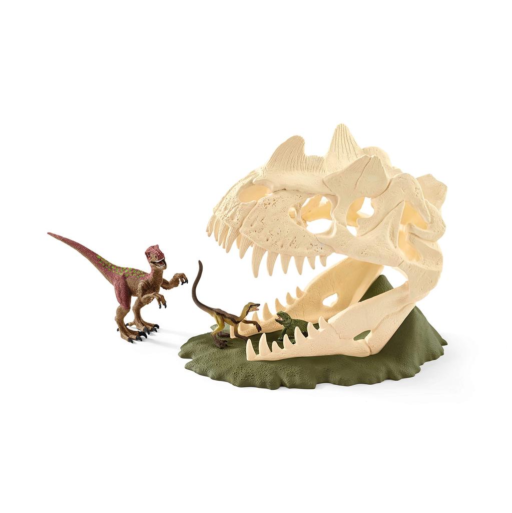 Schleich Giant Dinosaur Skeleton Trap Figure 42348