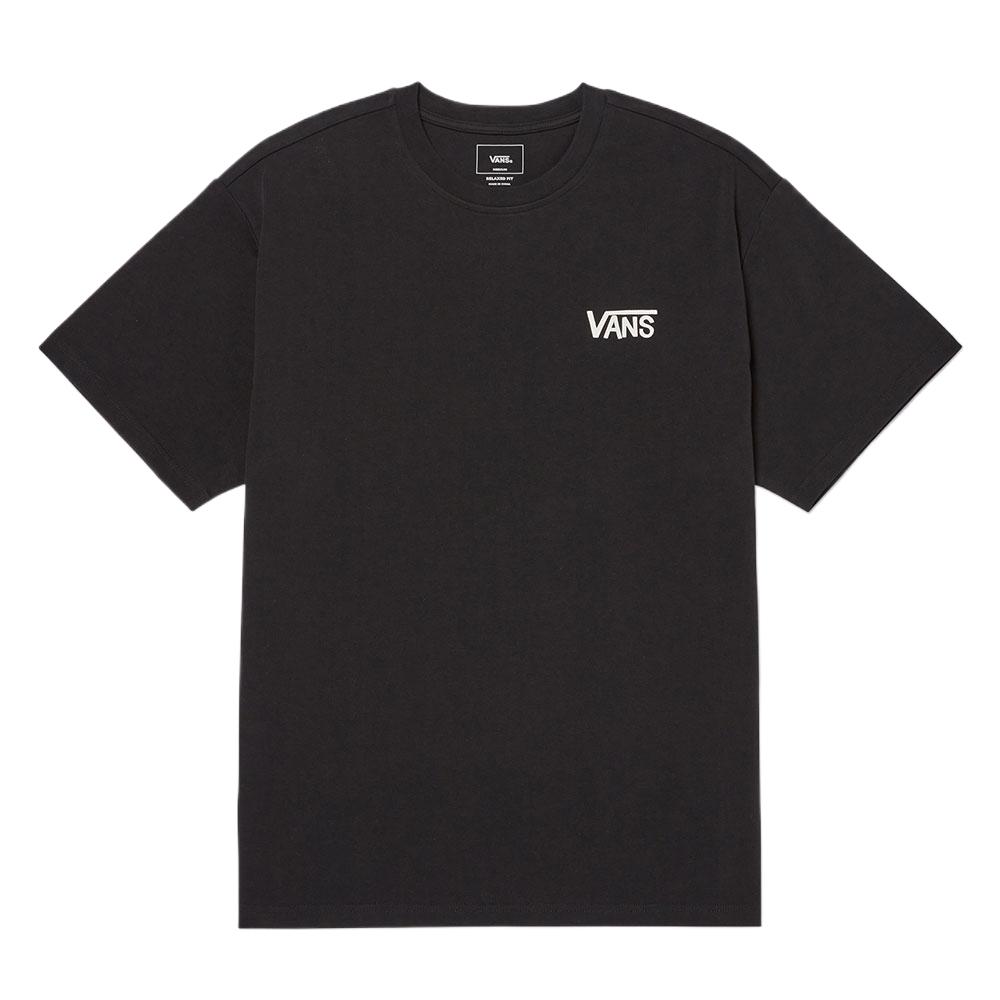 Vans X Hanai Surf Artist Collection Back Logo Print Comfortable Versatile Trendy Soft Short Sleeve T-Shirt Unisex Tops VN000R61BLK1