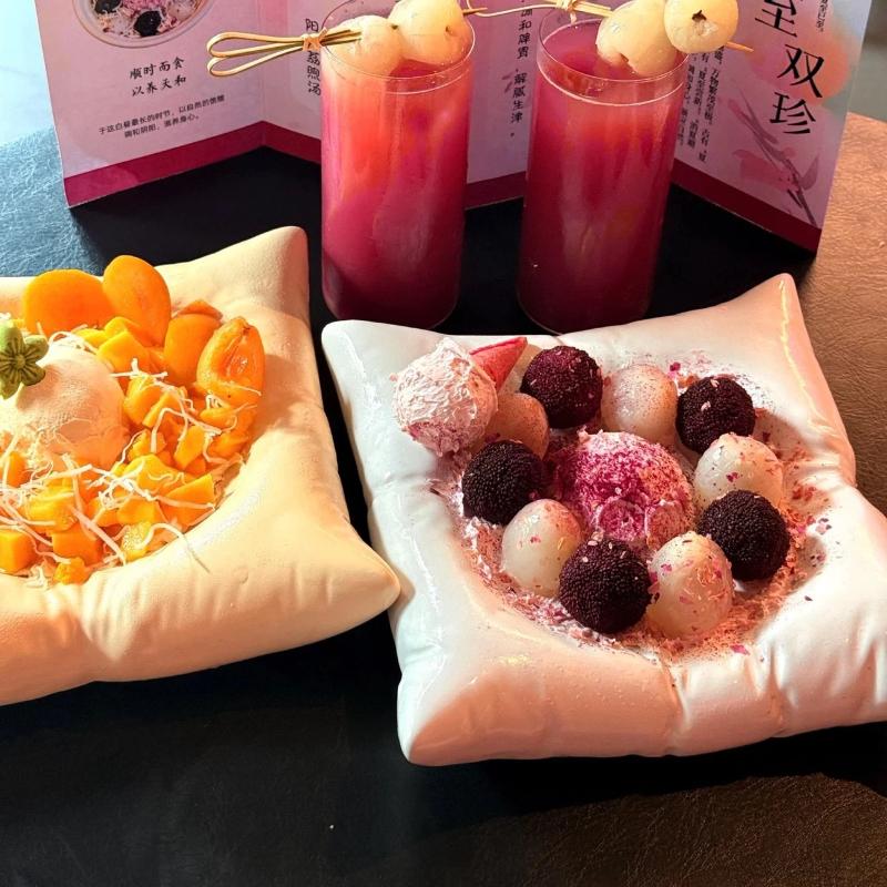 Creative Ceramic Salad Plate – Dessert, Snack, Sushi & Cold Dish Serving Plate