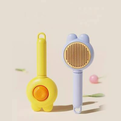 Pet Cat Comb Professional Dematting Brush - For Long Hair Cats  Dogs, Effective Fur Removal Grooming Tool,