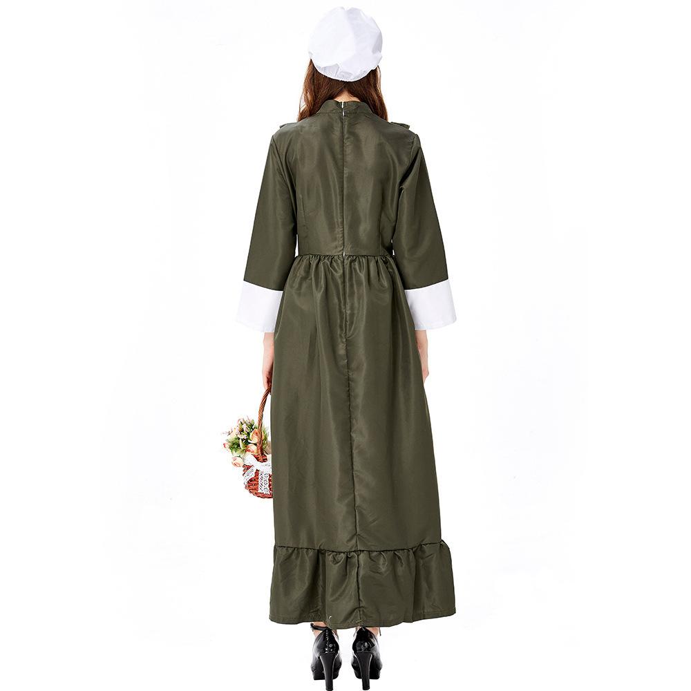 Farm Ranch Life Clothing Traditional Dress Long Dress, 61 Parent-child Clothing Maid Maid Performance Clothes