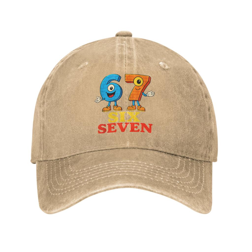 67 Six Seven 67 Funny Italian Brainrot Fun Gaming Meme Casual Baseball Cap For FeUnisex Unisex Summer Outdoor Sport Hip Hop Hats