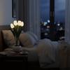 Nachtlicht LED Tulpenlampe LED Licht Simulationsblumenlampe Tulpen-Tischlampe Tischdekoration
