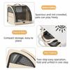 Foldable Car Dog Cat Carrier Breathable Car Pet Travel Bag Portable Dog Kennel Bag  Travel