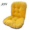 Plush Seat Cushion for Long Sitting Chair with Back Support, Desk Dorm Room Pad Ties, Non-slip Office Dining And Gaming Chairs Comfortable Study
