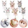 1pc 20*9CM Christmas Plush Angel Doll Pendant Cartoon Cute Gauze Skirt Girl Doll Xmas Tree Hanging Pendants Merry Christma Decor
