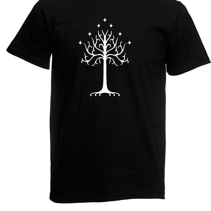 Mens White Tree Gondors T-Shirt Size up to 5XL