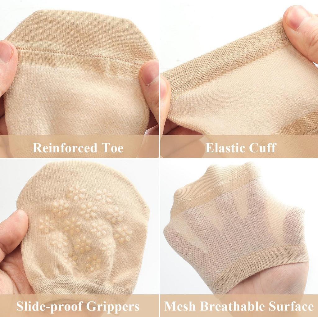 Women's Mules Toe Socks, Half Socks for Clogs