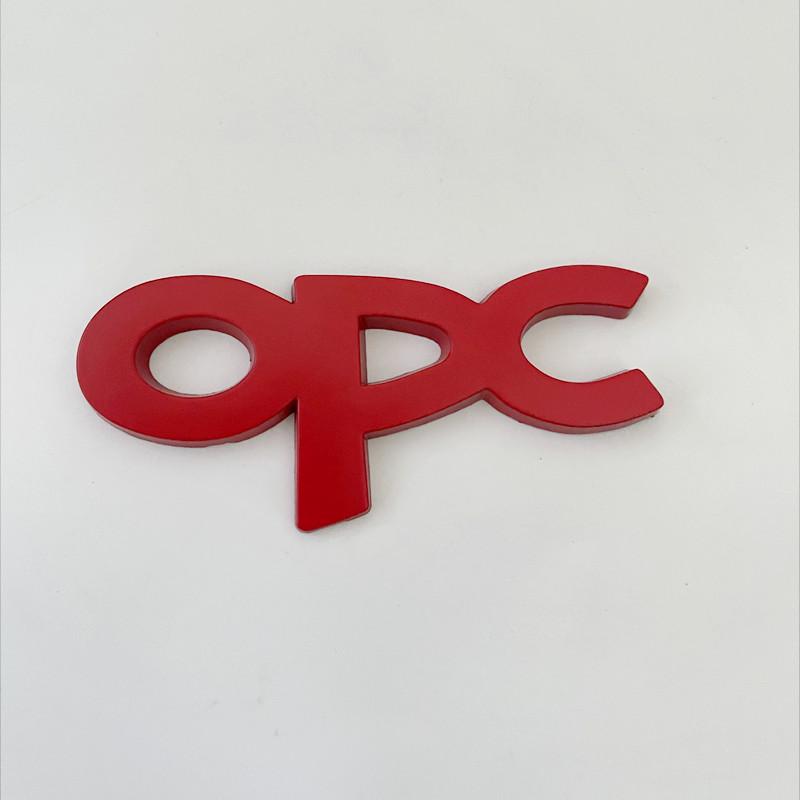 3D Metal OPC Logo Car Fender Emblem Trunk Badge For Opel Insignia Corsa E Astra H J D Zafira Vectra OPC Line Sticker Accessories