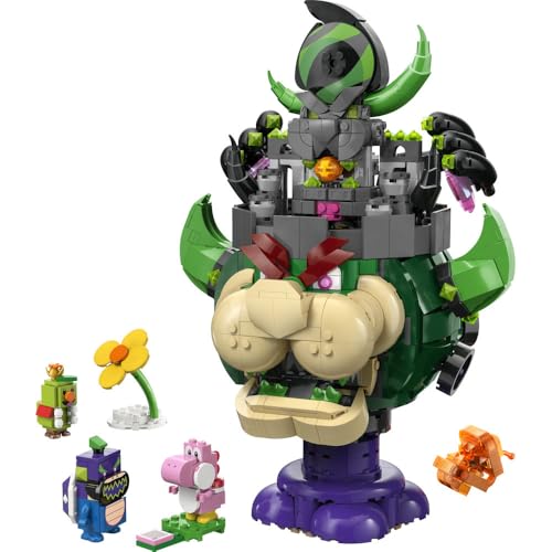 LEGO Super Mario: Prince Florian and Bowser's Castle Toy, Birthday Gift, Blocks, Boys and Girls, Ages 9, 10, and 11, Elementary School Students, Mario