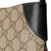 Gucci Gg Emblem Gg Emblem Adjustable Shoulder Strap Zipper Closure Coated Canvas And Leather Patch Handheld Single Shoulder Bag