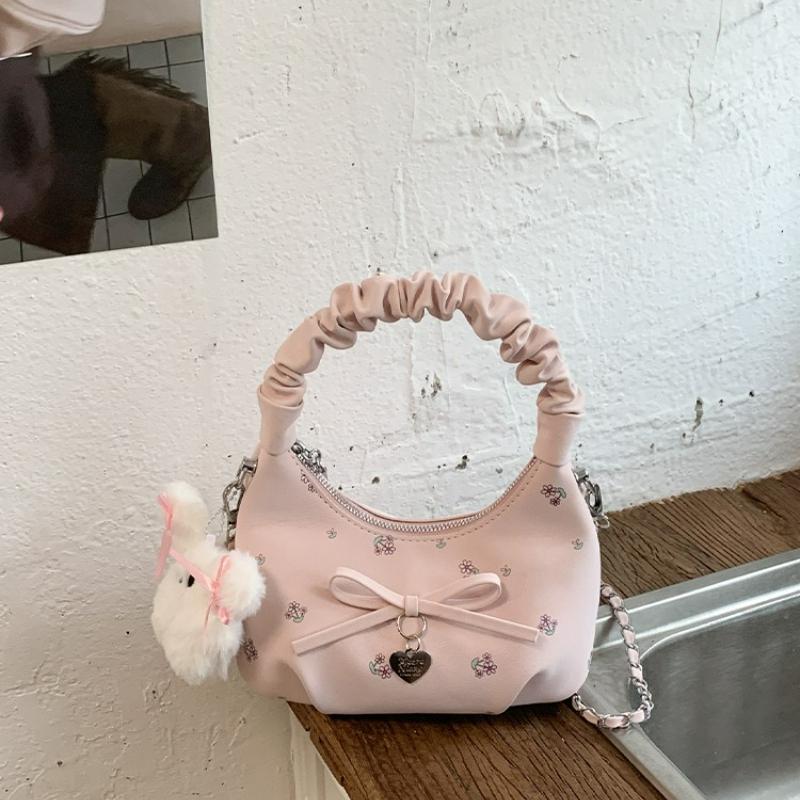 Neue Koreanische Crossbody-Taschen Damen Niedliche Ballett Mode Handtasche Bequeme und Vielseitige Textur Schulter-Aufbewahrungstaschen