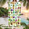 Plants Vs. Zombies Beach Towel, Personalized Custom Text, Quick Dry Soft Large Towel For Swimming Pool Travel