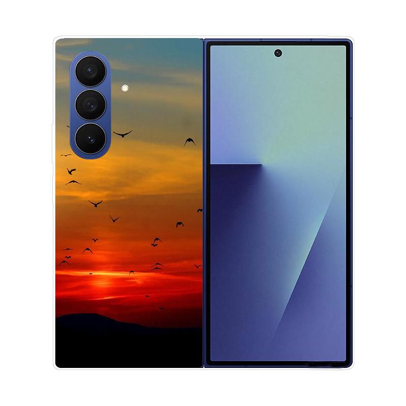 For Samsung Galaxy Z Fold 7 5G Phone Case Cover Transparent Back Protective Shell Coque For Samsung Z Fold7 Clear Hard PC Fundas