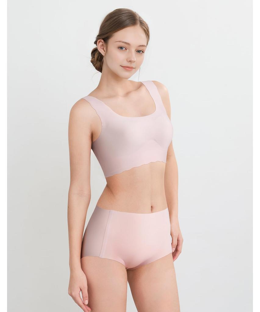 Shorts Feels Like Not Wearing Get Comes with Matching Deep Inseam PGG310 PI [Gokochi] [Wacoal] You're Anything, Doesn't Stuffy, Bra, Women's