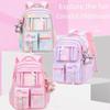 Trendy Ultra-Lightweight Backpack for Girls—Spine-Protecting, Load-Reducing, Large-Capacity for Grades 1-6