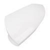 Side Mirror Cover Cap Unpainted White Rearview Wing Mirror Cap Weather Resistant Replacement for Elantra 2021 To 2023