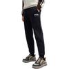 FILA Original Fashion Simple Casual Lace-Up Retro Knitted Sports Pants Men Pants Legendary-Blue F11M519602F-NV