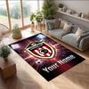 Sunderland FC Printed Crystal Velvet Rug Non‑Slip Crystal Velvet Carpet For Sofa Bedroom Indoor Home Decoration